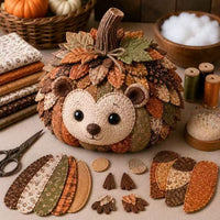 跨境时尚可爱新颖热卖Patchwork Pumpkin Friends拼布南瓜diy套装