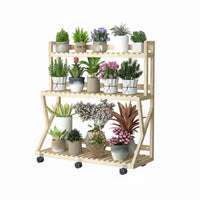 Multi-Tier bloom Pot Holder Space-Saving Display Shelf Easy to Assemble