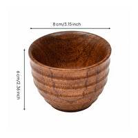 Japanese Style Wooden Cup Wooden Tea Cup Vintage Minimalist Drinkware