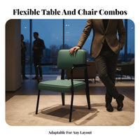 Retro & Look Dining Set Upholstered Comfort Restaurant Seating Factoryretro-Influenced Design Designer Look for Cafes