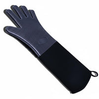 Silicone Oven Glove Non-Slip Grip Silicone Oven Gloves Easy to Clean Anti-Scald Cooking Glove for Culinary Artists, Grillers, BBQ