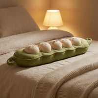 Pea Pod Body Pillow Filling Accents Pea Pillow Ergonomic Design Sleep Accessory for Bed