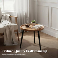 2 Pieces Nesting Table Set Multi-Purpose Household Furniture Stable Structure