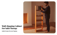 Space-Saving Mobile Coat and Book Stand Slim silhouette Hallway Organizer Floor-Standing Entryway Rack Multi-Functional for Apartment Dwellers, Homeowners, Families, Behind the Door, Mudroom, Bedroom