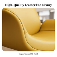 Upholstered Rotating Armchair Luxury & Design Workplace Seating High Spinerest Height Adjustable for Executives, Teenagers
