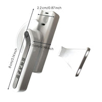 Sliding panel lock, cream arch lock, security panel latch, push-pull PVC panel handle, easy installation for home, office, balcony.