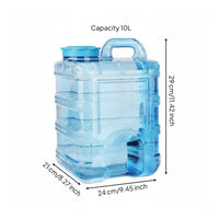 Food-Grade Material Water Dispenser Bottle Reusable Large Capacity Water Carrier Leak-Proof for Campers, Home Use, Outdoor, Camping