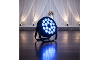 LED Stage Light with Bracket Color-Changing LED Par Light Par Can Portable Uplight Lightweight for DJs, Live Shows, Taverns