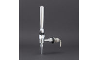 Wall-Mounted Beer Faucet Tapered Spout Bar Fixture Side Inlet