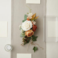 Wedding Shoulder Corsage Clip on Floral Accessory Easy to Reshape for Banquet