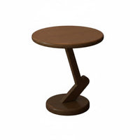 Round Pedestal Accent Table Stable Base Pedestal Drink Table Rounded Edges