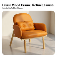 Upholstered Dining Chair and Table Combo Padded Seats Cafe Furniture Set Modern Design Fire Retardant Foam for Bistro, Hotel