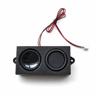 Two-driverDriver Speaker Rectangular Wired Speaker Unit Textured for DIYers, DIY Audio Builds, Electronic Projects