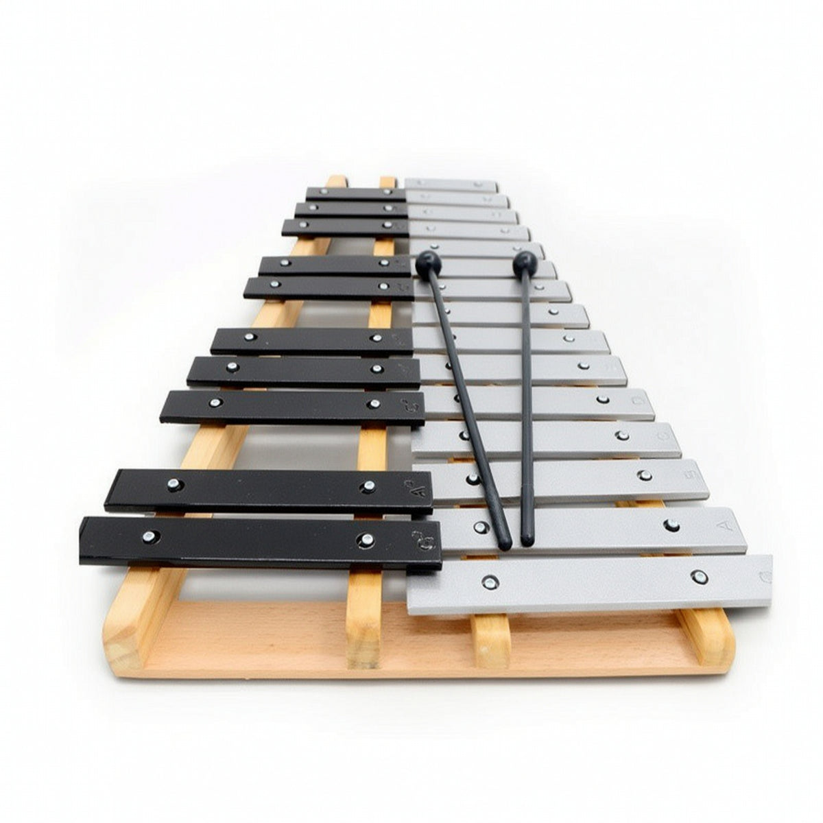 Xylophone with Mallet 25-Note Xylophones with Bag Aluminum Glockenspiel for Beginners, Students, Classroom, Home