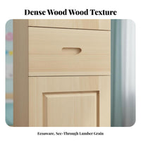 2-Door Wardrobe with Drawers complimentarystanding Bedroom Furniture sturdy Construction