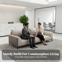 3-Seater Couch Italian-Inspired Multi-Piece Couch Set Modern Design Office Furniture for Guests, Homeowners, Reception Area, Lobby, Waiting Room