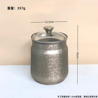 不锈钢结晶装油罐防漏猪油壶倒油瓶猪油罐装猪油滤网油壶滤渣厨房