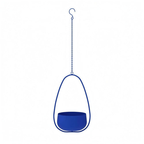 Teardrop Hanging Planter Smooth Painted Plant Holder Hook