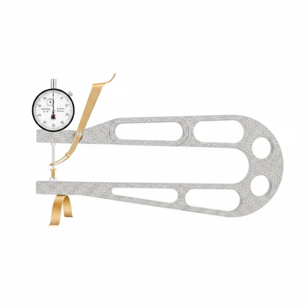 Shockproof Violin Thickness Gauge Shock Resistant Violin Plate Gauge Wide Measurement Range Luthier Measuring Tool 0.001 Mm Precision for Luthiers