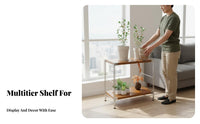 Japanese design Tiered Wooden Flower Rack Floor-Standing Multi-Level Planter Organizer Space-Saving Plant Shelf Stable framework for Homeowners, Apartment Dwellers, Gift Givers, Living Room, Balcony, Indoor, Bedroom