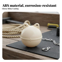 Hollow Plastic Buoy Ball High Visibility Double Ear Mooring Buoy Heavy Duty