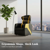 Highrear Reclining Rotating Chair Modern Aesthetic Office Furniture Ergonomic Design Lumbar and Headrest Pillows for Players