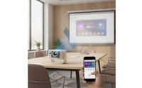 Movie Projector with Adjustable Stand 650 ANSI   TV Movie Projector Auto Image Alignment for Students, Home Theater, Living Room