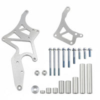 LS Engine Swap Bracket Aluminum Alternator Power Steering Bracket Anodized for Car Builders, Garage