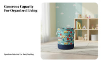 Cartoon creature Storage Basket Large Capacity Patterned textile Basket Lightweight
