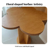 Pedestal Side Table Minimalist Design Household Furniture Compact for Homeowners