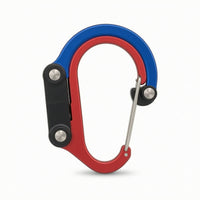 360 Degree Swivel Carabiner Clip Rotatable Carabiner with Rotating Hook Compact Hardware D-Loop for Campers, Hikers, Backpackers, Camping, Hiking, Backpacking