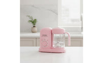 Compact Infant Food Steamer and Blender Electric Infant Food Blender and Steamer Rotary Control Latex-without Latex for Kitchen