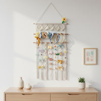 Macrame Hanging Shelf Lightweight Boho Wall Decor Environmentally Conscious