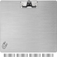 Stainless Steel Magnetized Clipboard Brushed Document Holder Long-Lasting