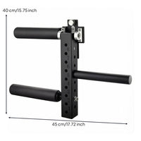 Padded Leg Curl and Extension Attachment Adjustable Power Rack Leg Attachment Compact Heavy-Duty for Home Gym Owners, Athletes