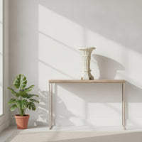 Sculpted Vase with Leaf Relief Decorative Column Vase Jade-Like for Hotel, Villa