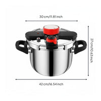 Safety-Lock Proof 6L Pressure Cooker Large Capacity Stainless Steel Pressure Cooker