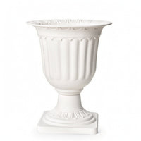 Flower Pot with Pedestal Decorative Plastic Urn Planter Lightweight for Florists