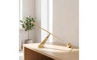 Modern Tabletop Candlestick with Triangular Base Polished Sculptural Candlestick Artful Geometric Candle Holder Sleek for Console, Living Room