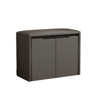 Light Luxury Design Upholstered Shoe Changing Stool hardwood Wood Frame Upholstered Shoe storage rackSaving Entryway Seat Comfortable padded surface for residents, Apartment Dwellers, Families, Hallway, Mudroom, Living Room, Bedroom