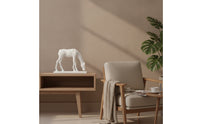Line-Style Horse Figurine with Base Abstract Horse Figurine Modern Decor Minimalist for Living Room, Office, Entryway