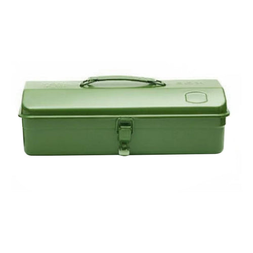 Metal Construction Portable Tool Case Rust-Resistant Handheld Hardware Chest for Homeowners, Repairmen, Car Trunk