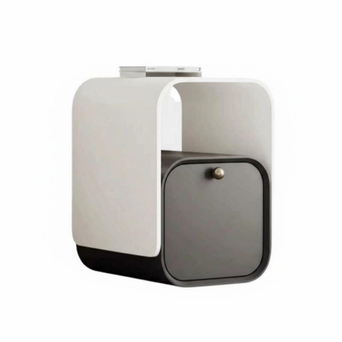 Narrow Nightstand with Drawer Nordic aesthetic Narrow Storage Table with Drawers