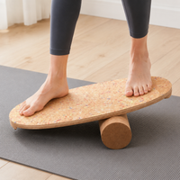 Balance Exercise Pilates Roller Type 360-Degree Rotation Maple Material Wooden Core Training Yoga Fitness