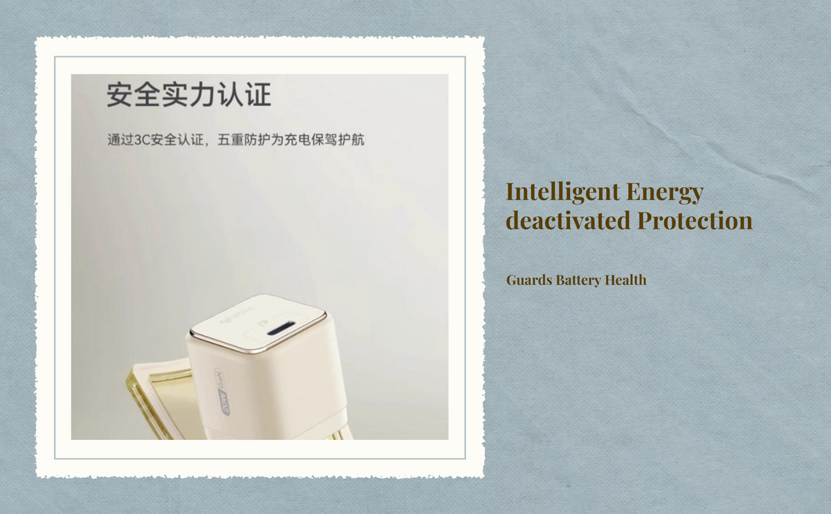 GaN Fast Charging Adapter, PD 30W, Type-C, Home & Travel