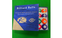 16 Pieces Crisp Striking Sound Tournament Billiard Balls Balanced Density Billiards Accessory Long-Lasting Sports Equipment Brilliant Colors for Game Room