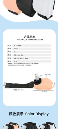 Arm Water Bottle for Outdoor Running, Fitness, Cycling, Marathon Hydration, Portable Wrist Water Bottle