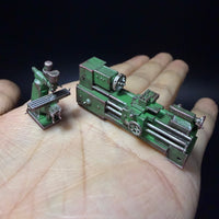 1:64车床铣床微缩模型
