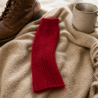 Women's Winter Wool Blend Leg Warmers with Fleece Lining - Japanese Style Solid Color Scrunch Socks