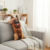 Realistic Dog Stuffed Toy Creative Gift Novelty Creature Pillow Cleanable
